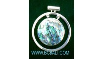 Seashell Abalone Pendants