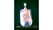 Seashell With Silver Pendant