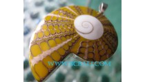 Shell Shiva Pendant Silver