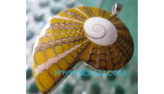 Shell Shiva Pendant Silver