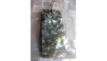 Silver Paua Shell Pendant