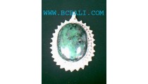 Silver Pendants Turquoise