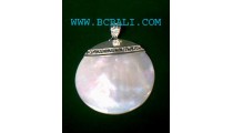 Silver Sea Shell Pendants