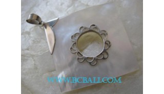 Silver Shell Pendant Hand Made