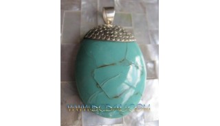 Silver Turquoise Pendant