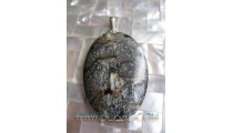 Stone Coral Pendant Silver