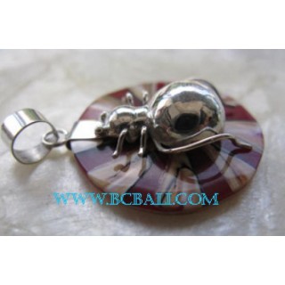 Unique Pendant Silver With Shell