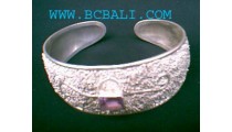 925 Amethyst Silver Bracelets