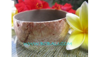 Bangles Resin Shells Natural