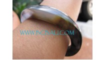 Black Mother Pearls Bangle