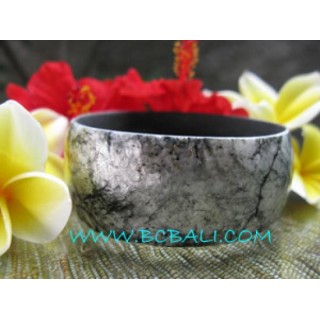 Black Sea Shells Bracelets Resin