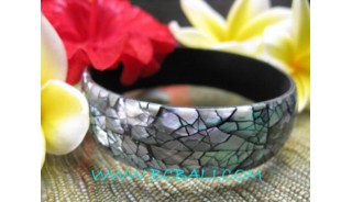 Break Shells Bangles Resin