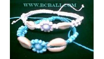 Fashion Straw Bracelets Shells