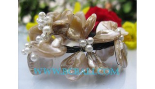 Natural Shell Bead Bracelet