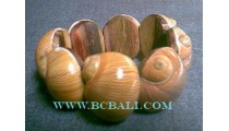 Natural Shells Java Bracelets