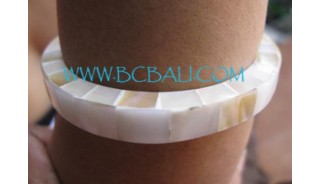 White Pearls Bangles