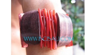 Wooden And Shells Bracelets