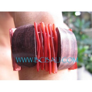 Wooden And Shells Bracelets