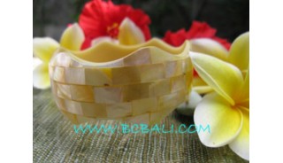 Yellow Shells Bangle Resin