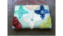 Multi Color Beads Purses