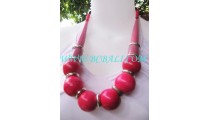 Casual Wooden Necklaces