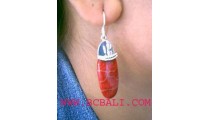 Gemstone Red Coral Silver