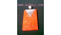 Gemstone Red Coral Silver