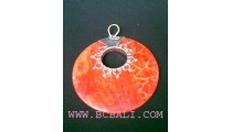 Gemstone Red Coral Silver