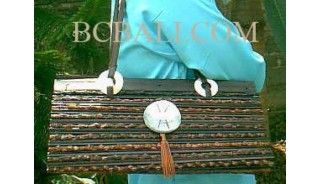 Handbags Bamboo Shell