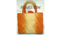 Handbags Pandanus Abstrac