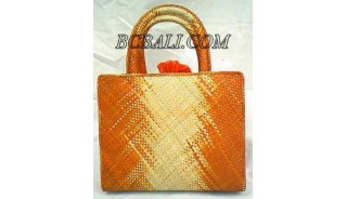 Handbags Pandanus Abstrac