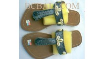 Sandals With Beads Shell