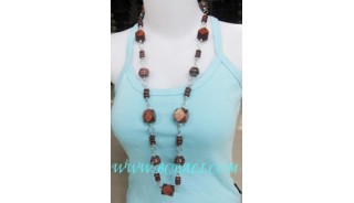 Wooden Necklace Hand Work