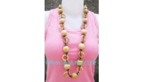 Wood Necklace for Ladies