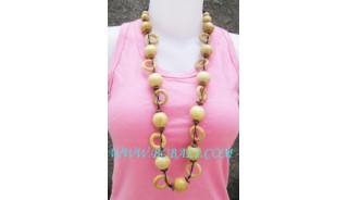 Wood Necklace for Ladies