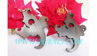 Hand Work Wooden Earring Carve