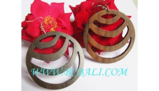 Natural Woods Earrings Women's