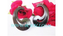 Organic Woods Earring Painted