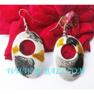 Woods Coconut Earrings