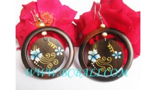 Flowers Woods Earring Painting