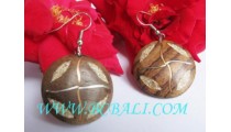 Balinese Wooden Earring Hand Craft