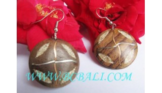 Balinese Wooden Earring Hand Craft