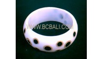 Bracelets Resin Painted