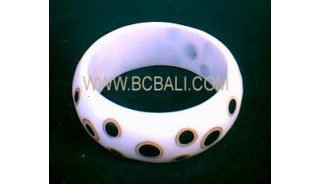 Bracelets Resin Painted