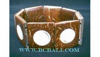 Coco Wood Bracelets Shells