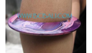 Coloring Wooden Bracelets