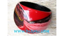 Hand Painted Wooden Bangle