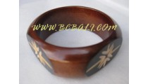 Handmade From Woods Painted Bracelets