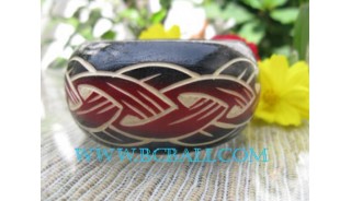Large Bangles Carving Jewelry