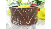Sono Wooden Bangle Painted